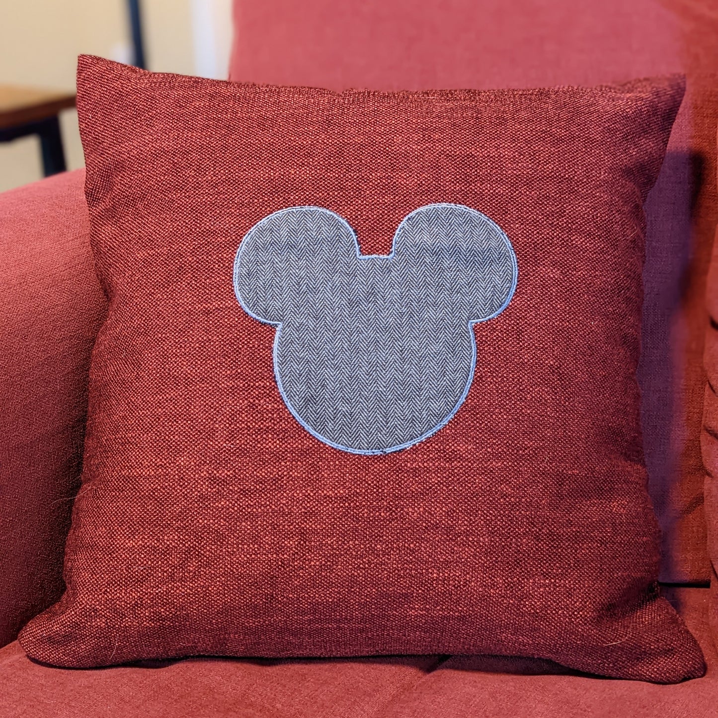 Herringbone Mickey Appliqué - Flawed