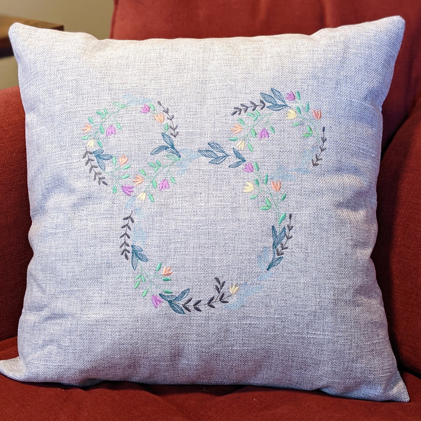 Mickey Wreath Pillow