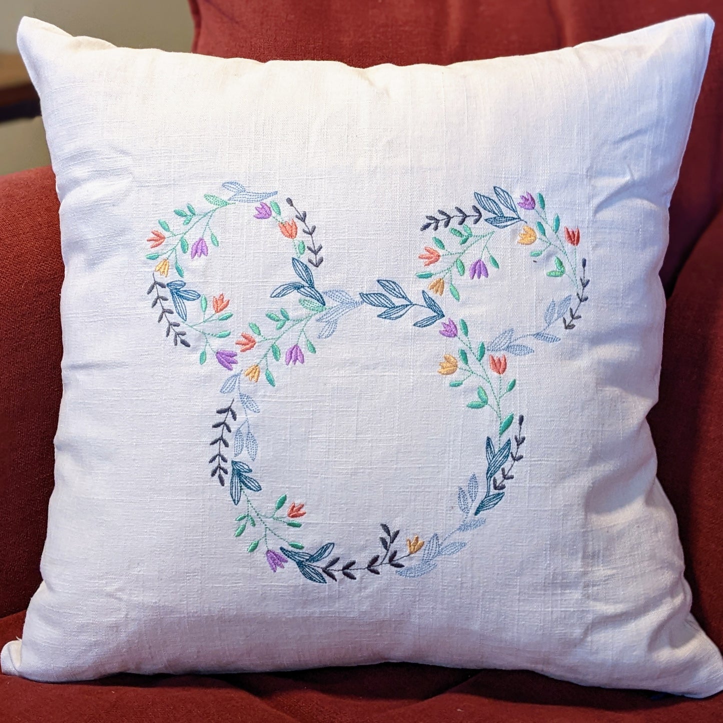 Mickey Wreath Pillow