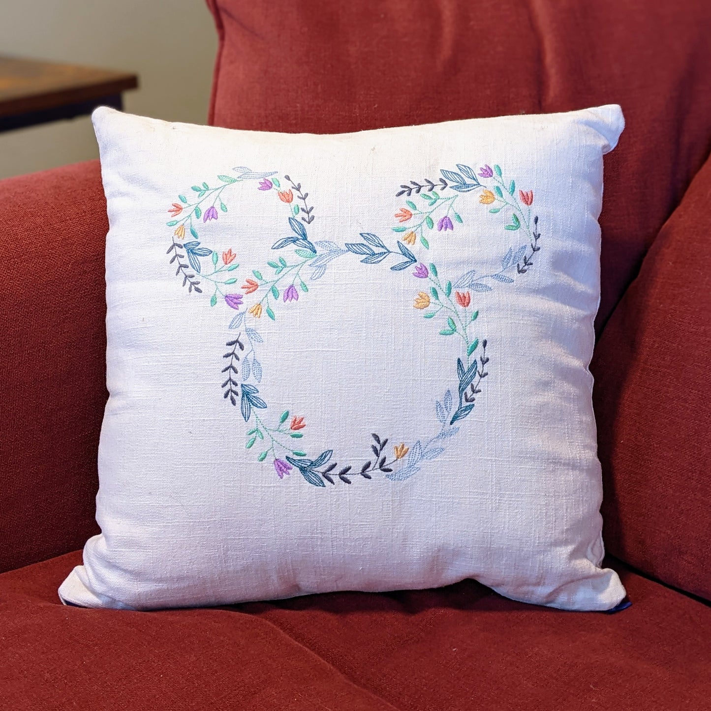 Mickey Wreath Pillow
