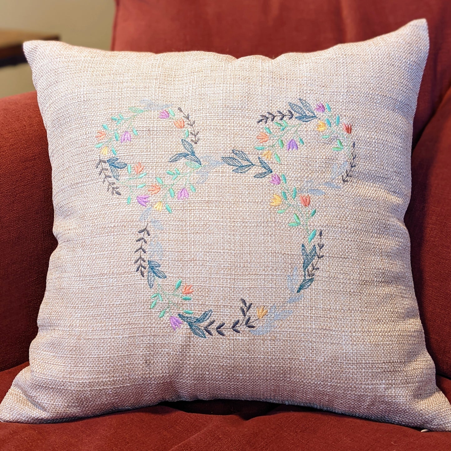 Mickey Wreath Pillow